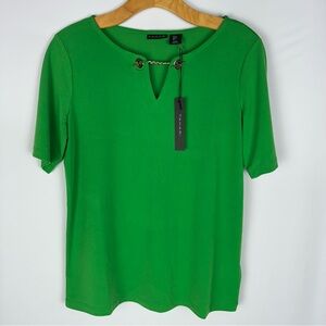 Tahari Lime Green Top